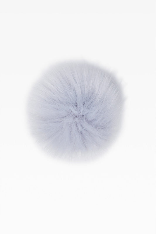 100% Faux Fur Pom Pom Light Blue - Dunedin Cashmere