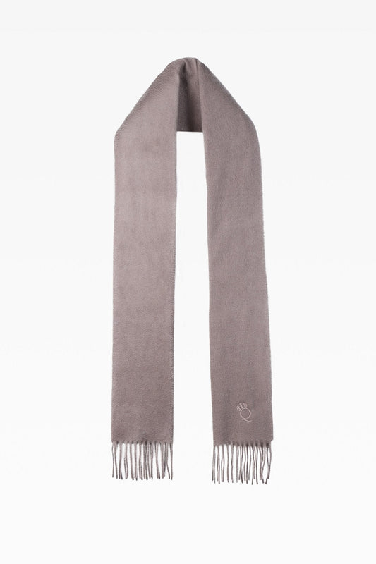 Baily Plain Taupe Cashmere Scarf