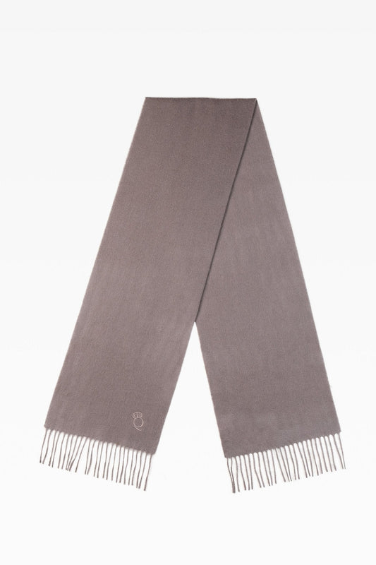 Baily Plain Taupe Cashmere Scarf
