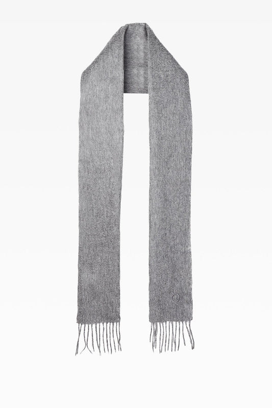 Blake Plain Derby Grey Lambswool Scarf: Premium Winter Essential