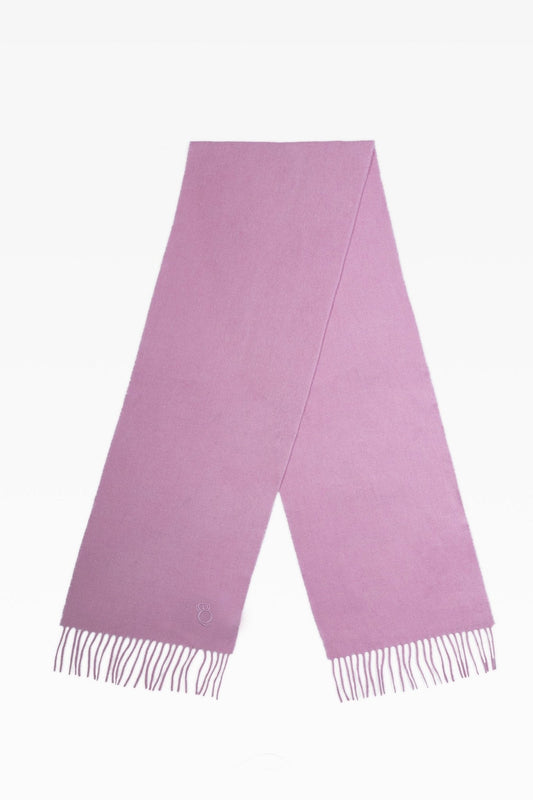 Blake Plain Cinderella Pink Lambswool Scarf: Premium Winter Essential