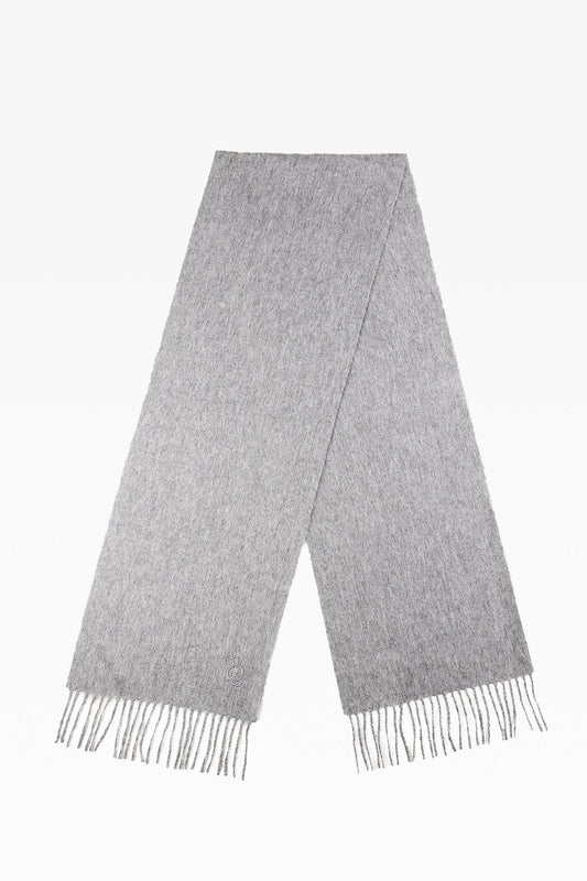 Blake Plain Derby Grey Lambswool Scarf: Premium Winter Essential