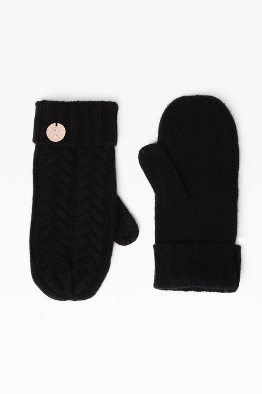 Georgie Cable Rib Mittens