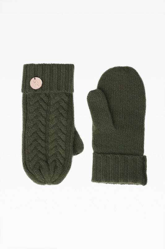 Georgie Cable Rib Mittens