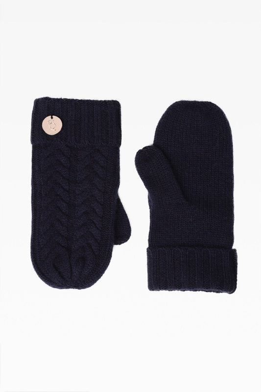 Georgie Cable Rib Mittens