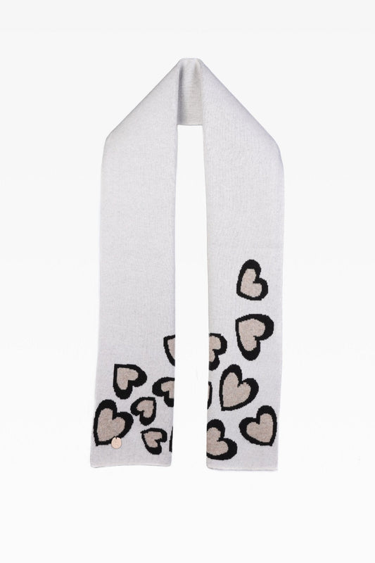 Lily Heart Scarf - Dunedin Cashmere